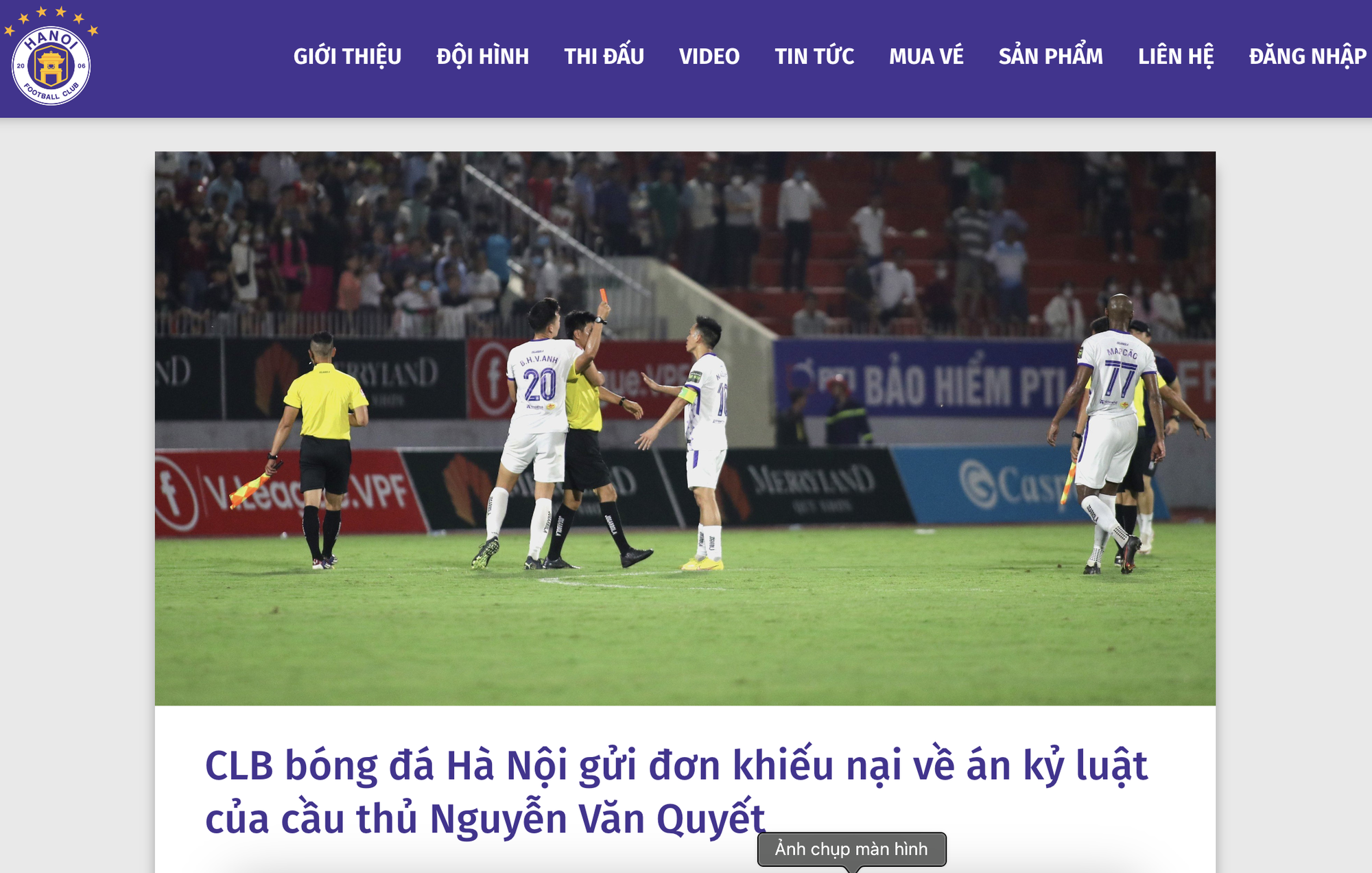 Tranh c&atilde;i việc Văn Quyết đ&aacute;nh chỏ trọng t&agrave;i bi&ecirc;n - Ảnh 3.