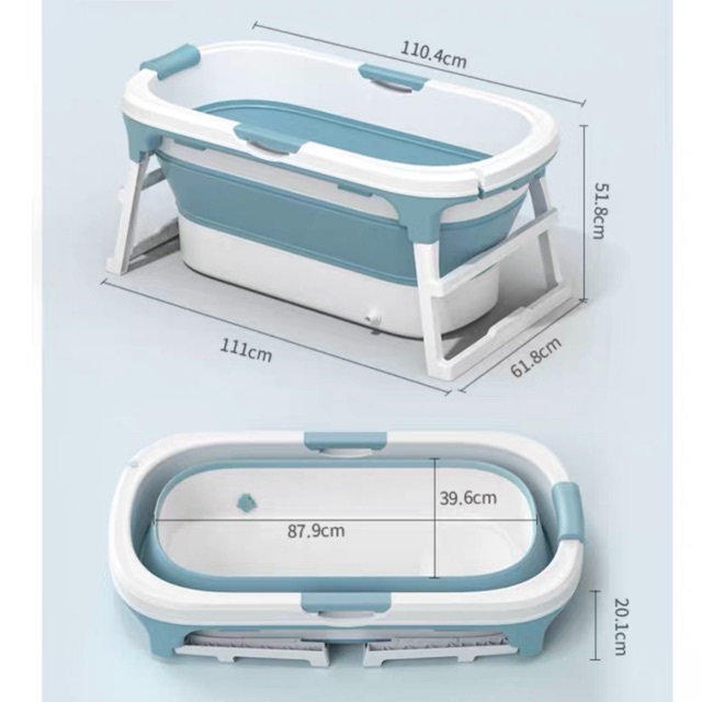 Bồn tắm gấp di động tiện lợi - Ảnh 1.