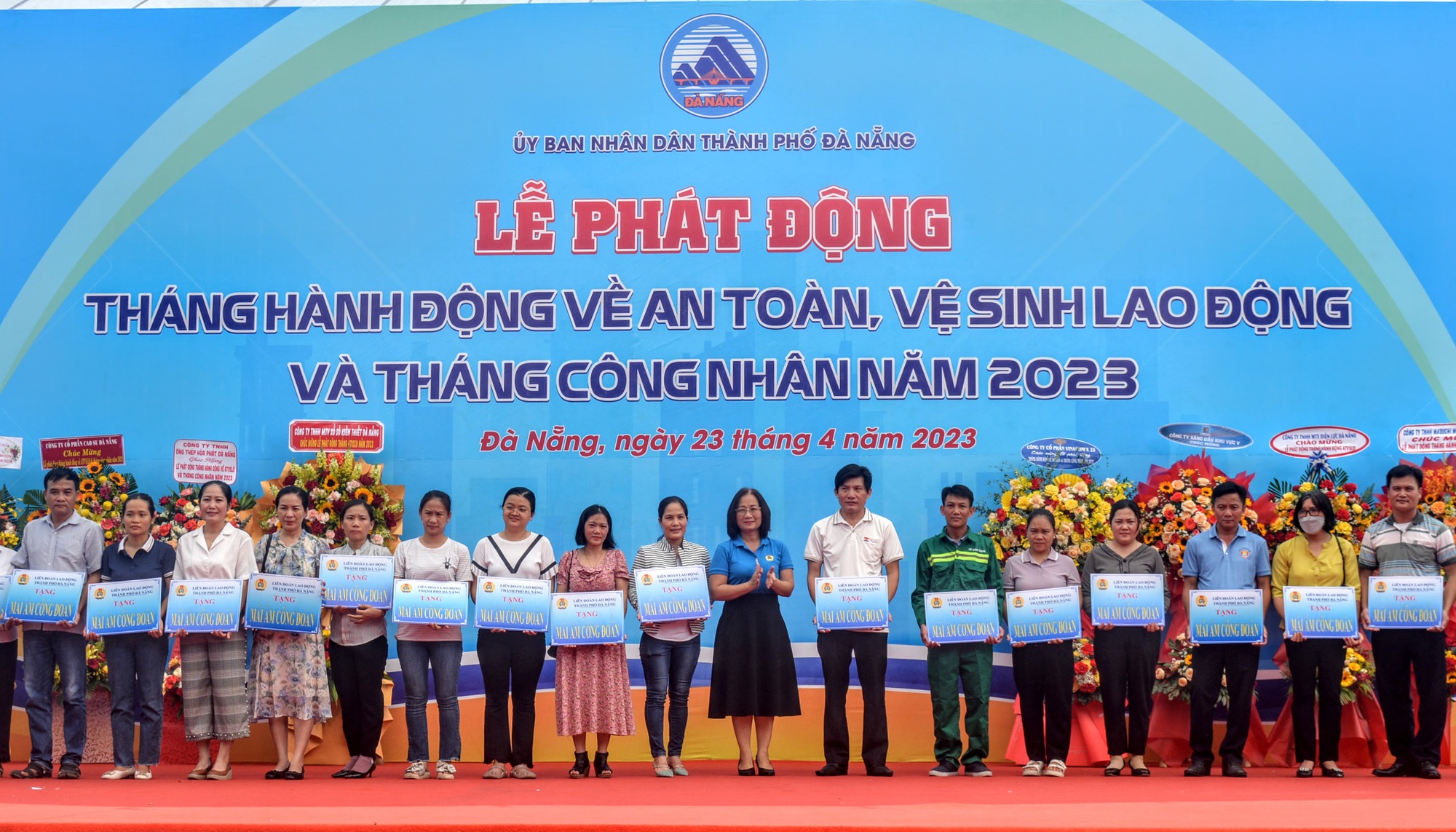 Đ&agrave; Nẵng: Ph&aacute;t động Th&aacute;ng h&agrave;nh động về An to&agrave;n vệ sinh lao động v&agrave; Th&aacute;ng C&ocirc;ng nh&acirc;n 2023 - Ảnh 2.