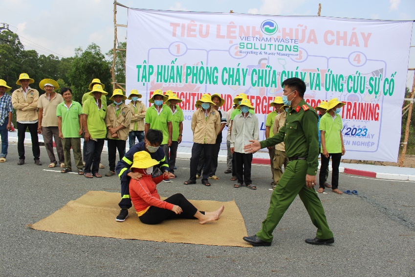 VWS-LA tập huấn PCCC và ứng cứu sự cố khi cháy rừng - Ảnh 4.