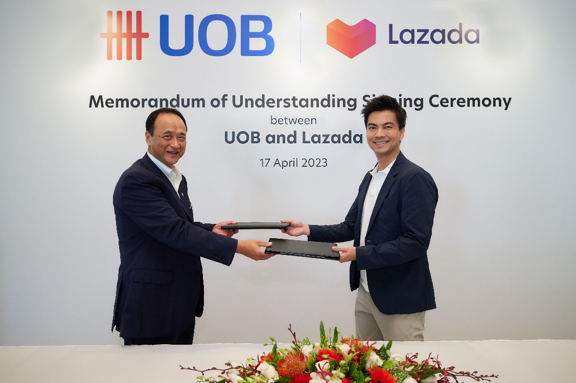UOB và Lazada trở thành đối tác chiến lược - Ảnh 1. UOB và Lazada trở thành đối tác chiến lược - Ảnh 1.