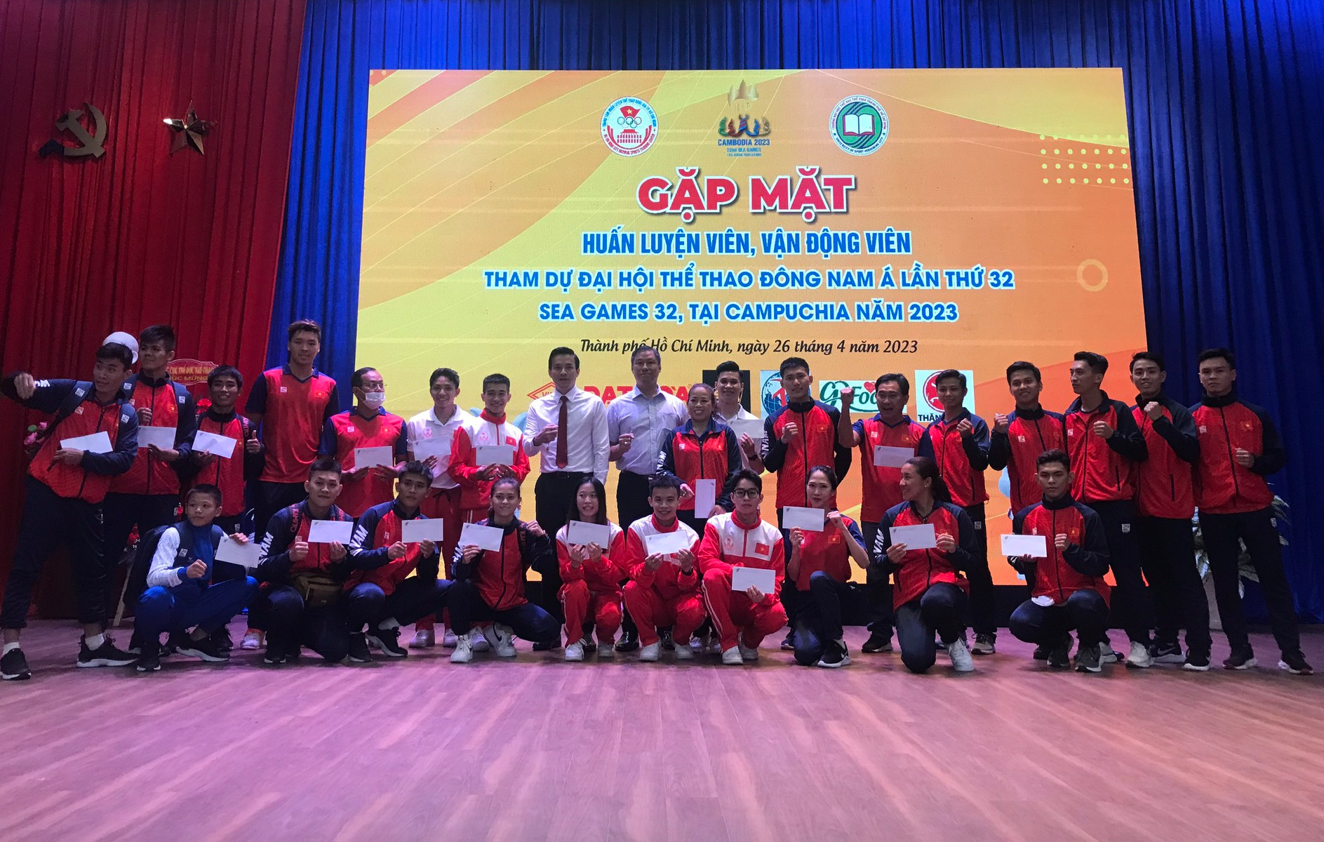 Trung t&acirc;m HLTT Quốc gia TP HCM họp mặt 20 đội tuyển dự SEA Games 32 - Ảnh 9.