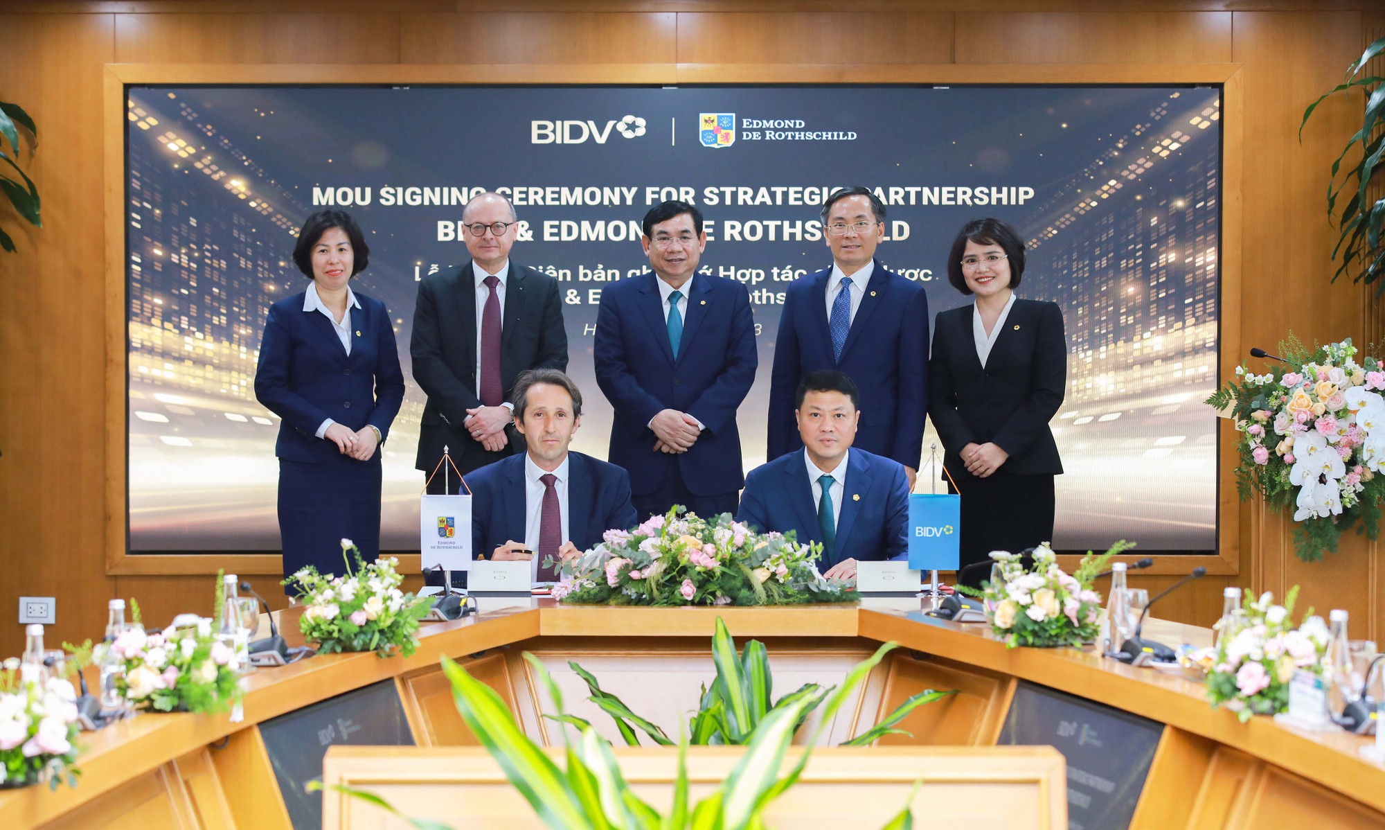 Hợp t&aacute;c chiến lược giữa BIDV v&agrave; Edmond de Rothschild - Ảnh 1.
