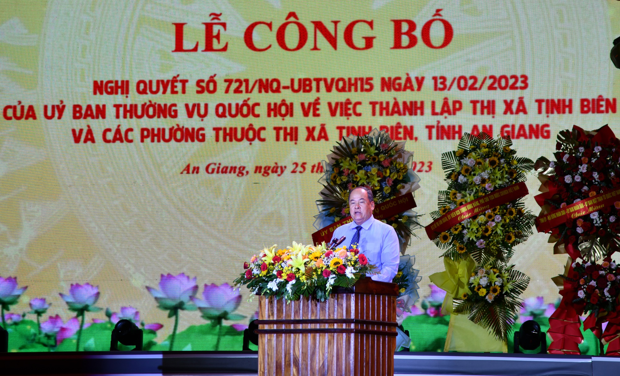 Th&agrave;nh lập thị x&atilde; Tịnh Bi&ecirc;n ở v&ugrave;ng bi&ecirc;n giới tỉnh An Giang - Ảnh 3.