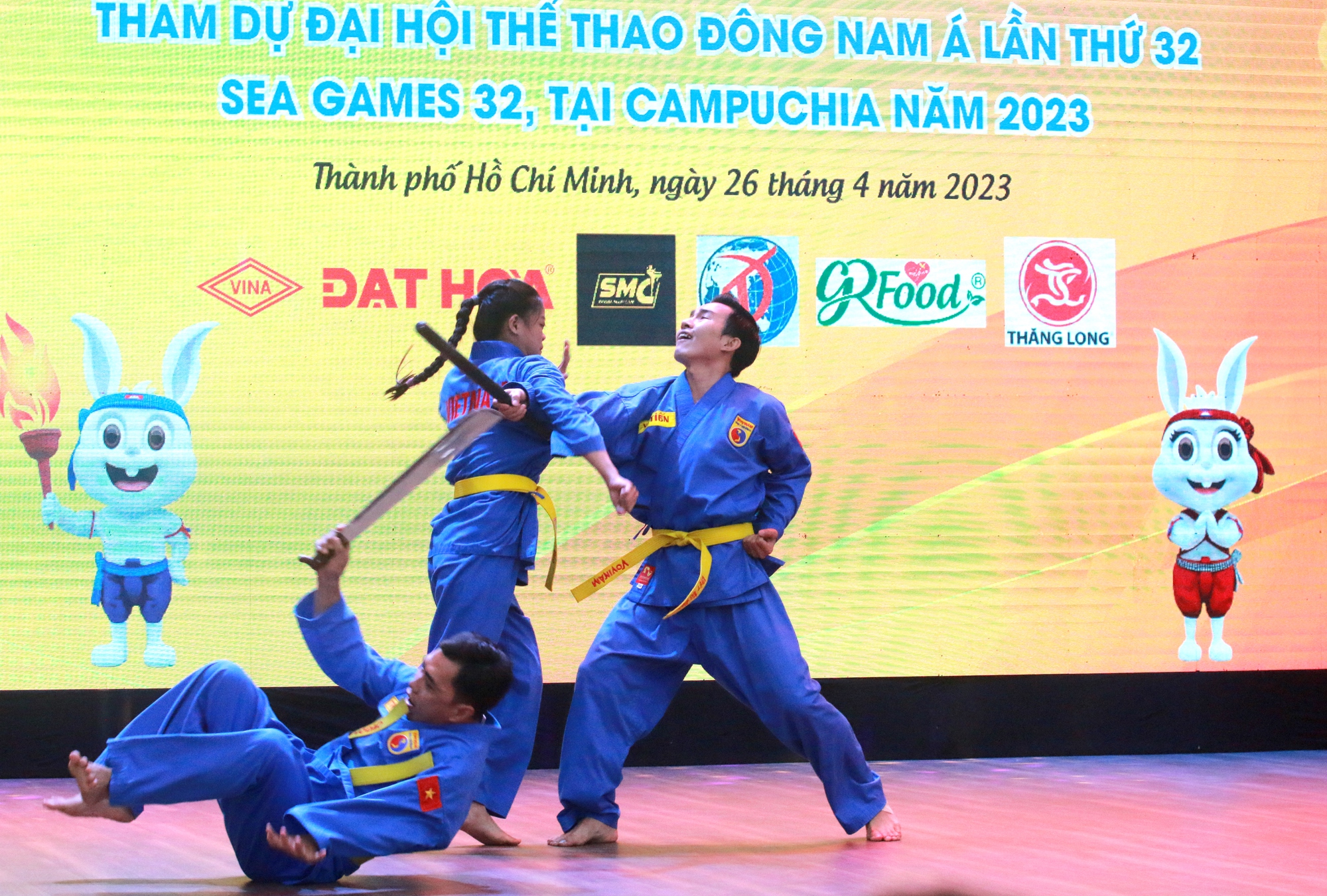 Trung t&acirc;m HLTT Quốc gia TP HCM họp mặt 20 đội tuyển dự SEA Games 32 - Ảnh 3.