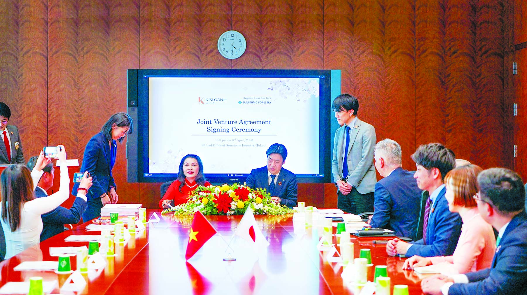 Sumitomo Forestry hợp tác với Kim Oanh Group