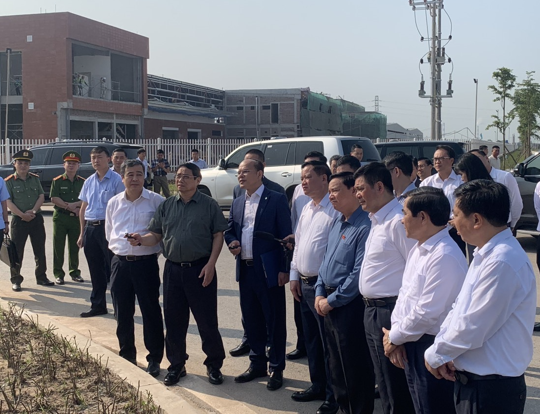 Thủ tướng Phạm Minh Ch&iacute;nh cắt băng kh&aacute;nh th&agrave;nh Nh&agrave; m&aacute;y Nhiệt điện Th&aacute;i B&igrave;nh 2 - Ảnh 3.