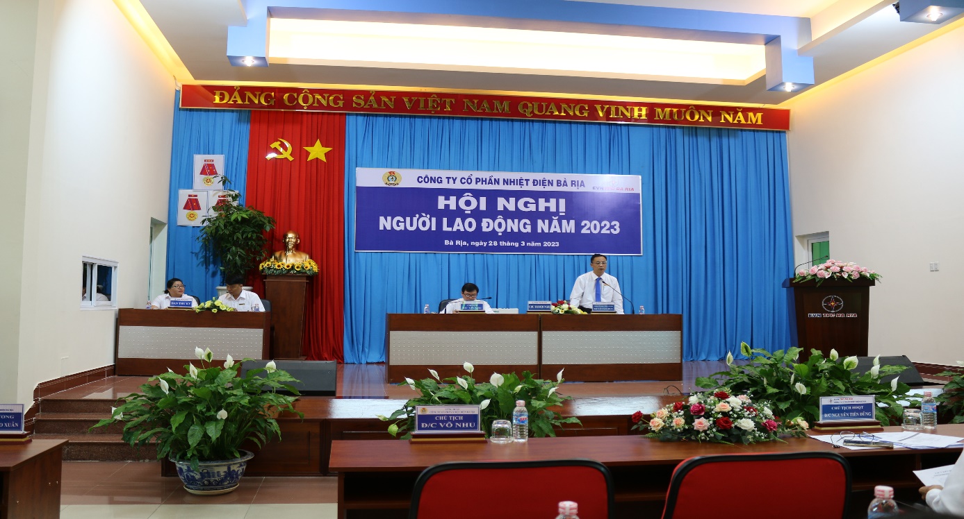 Nhiệt điện B&agrave; Rịa tổ chức Hội nghị Người lao động năm 2023 - Ảnh 1.