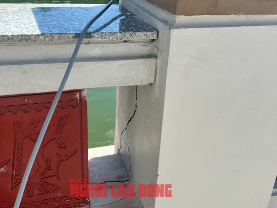 CLIP: Cần Thơ khẩn trương khắc phục vị trí nứt, lún tại Đền thờ Vua Hùng - Ảnh 3.