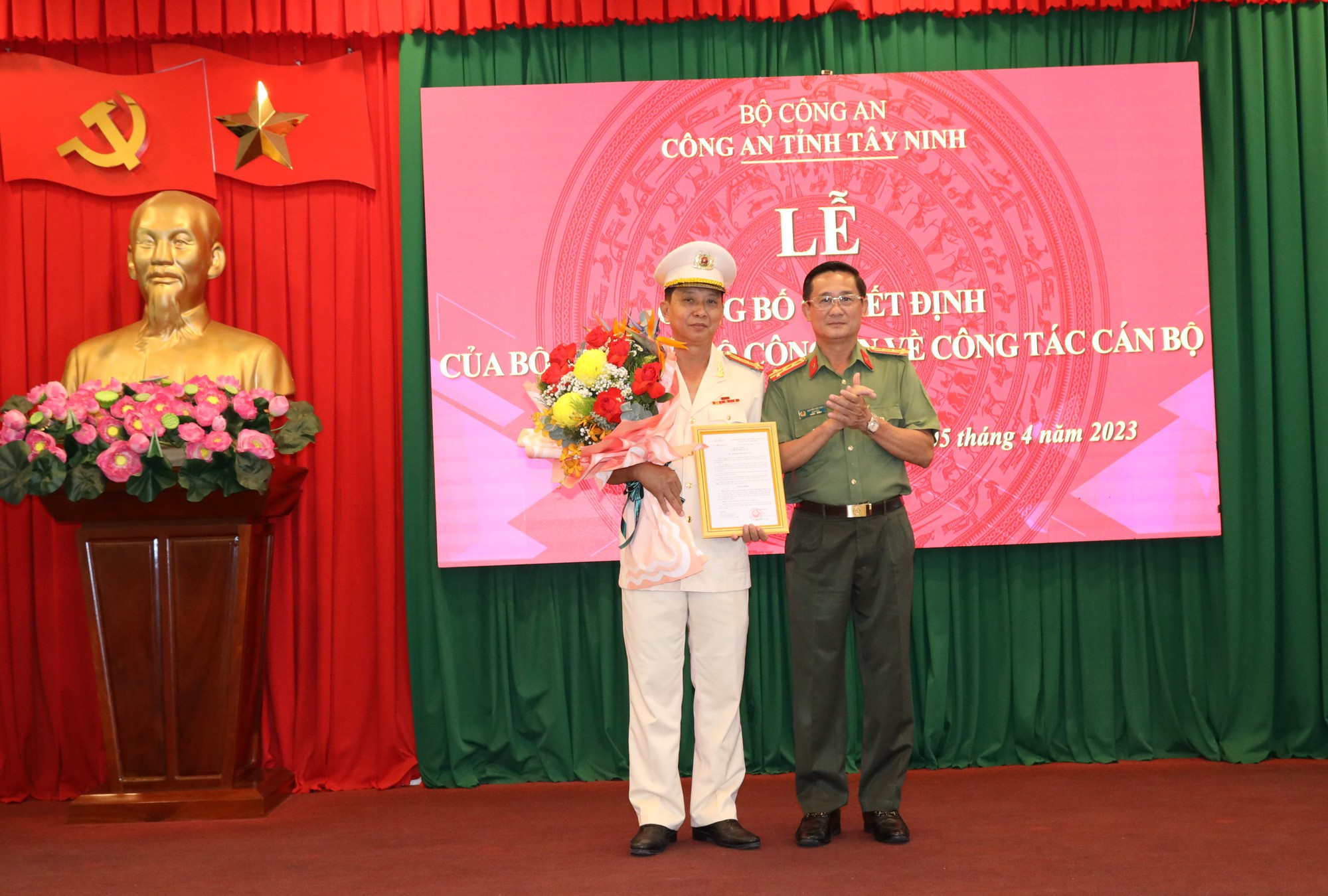 Đại tá Hồ Thành Hiên làm phó giám đốc Công an Tây Ninh