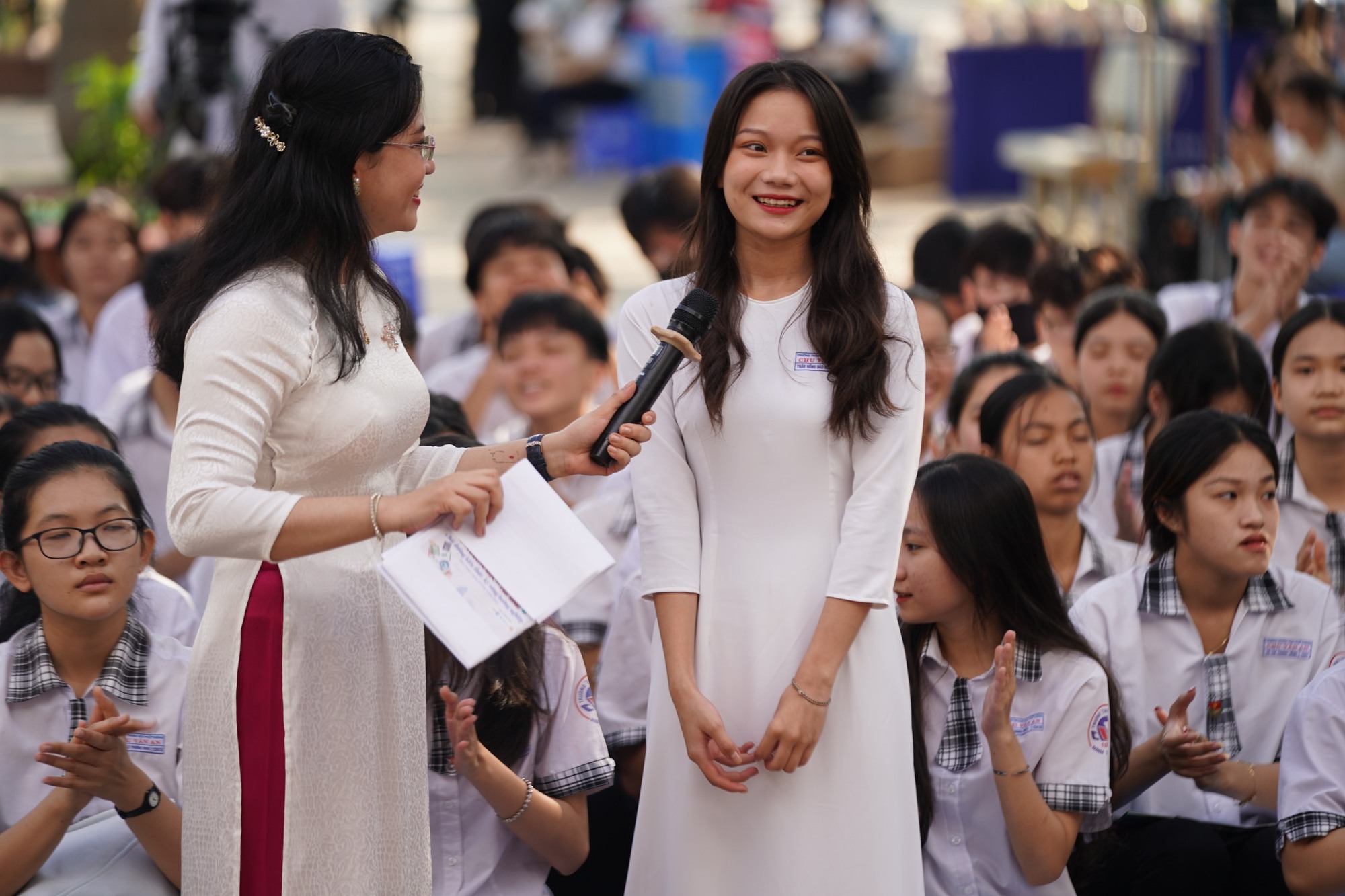 "Đưa trường học đến thí sinh" tại Ninh Thuận: Không có nghề "hot", chỉ có con người "hot"