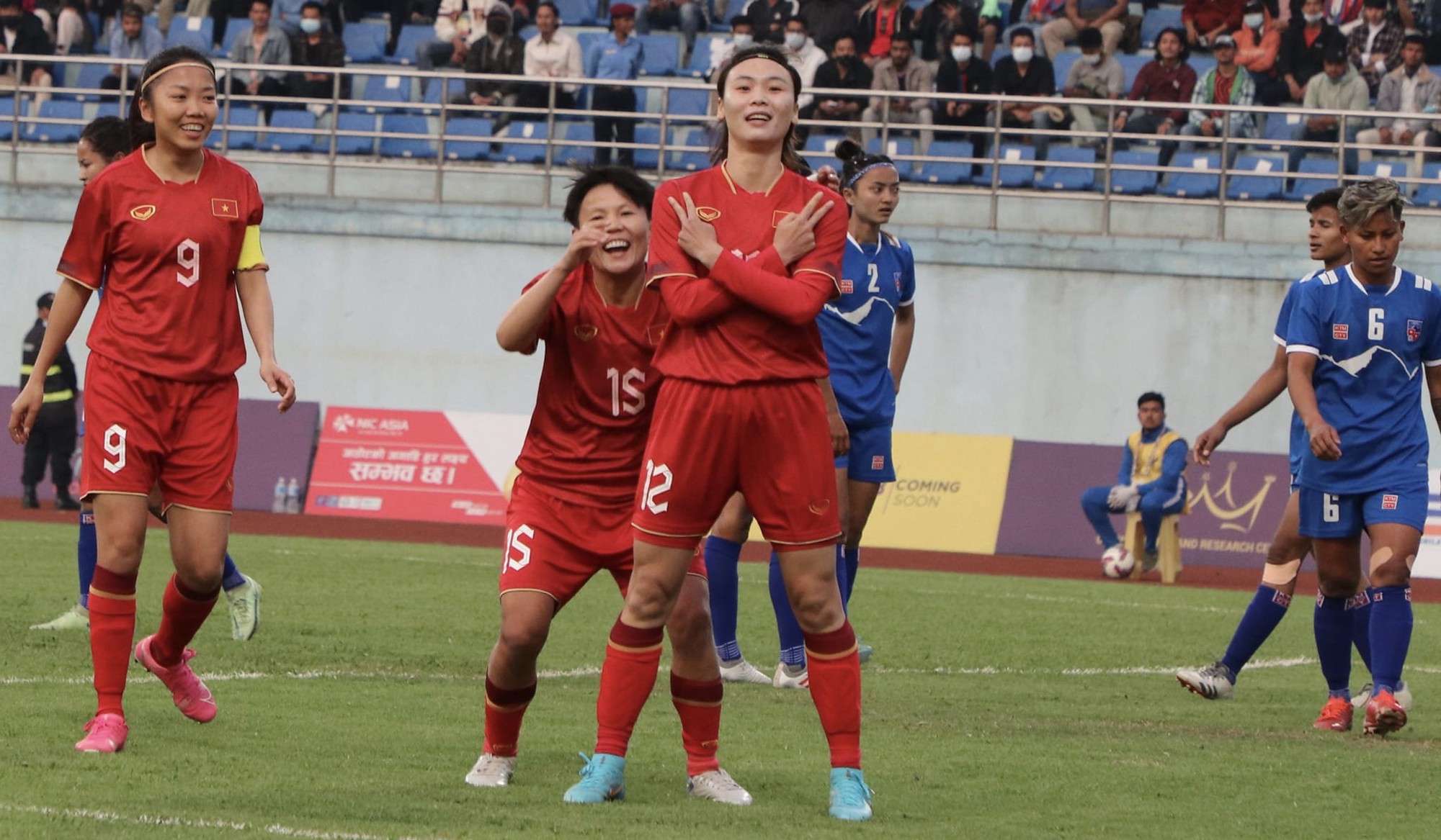 Huỳnh Như và đồng đội giành quyền vào vòng loại 2 bóng đá nữ Olympic 2024