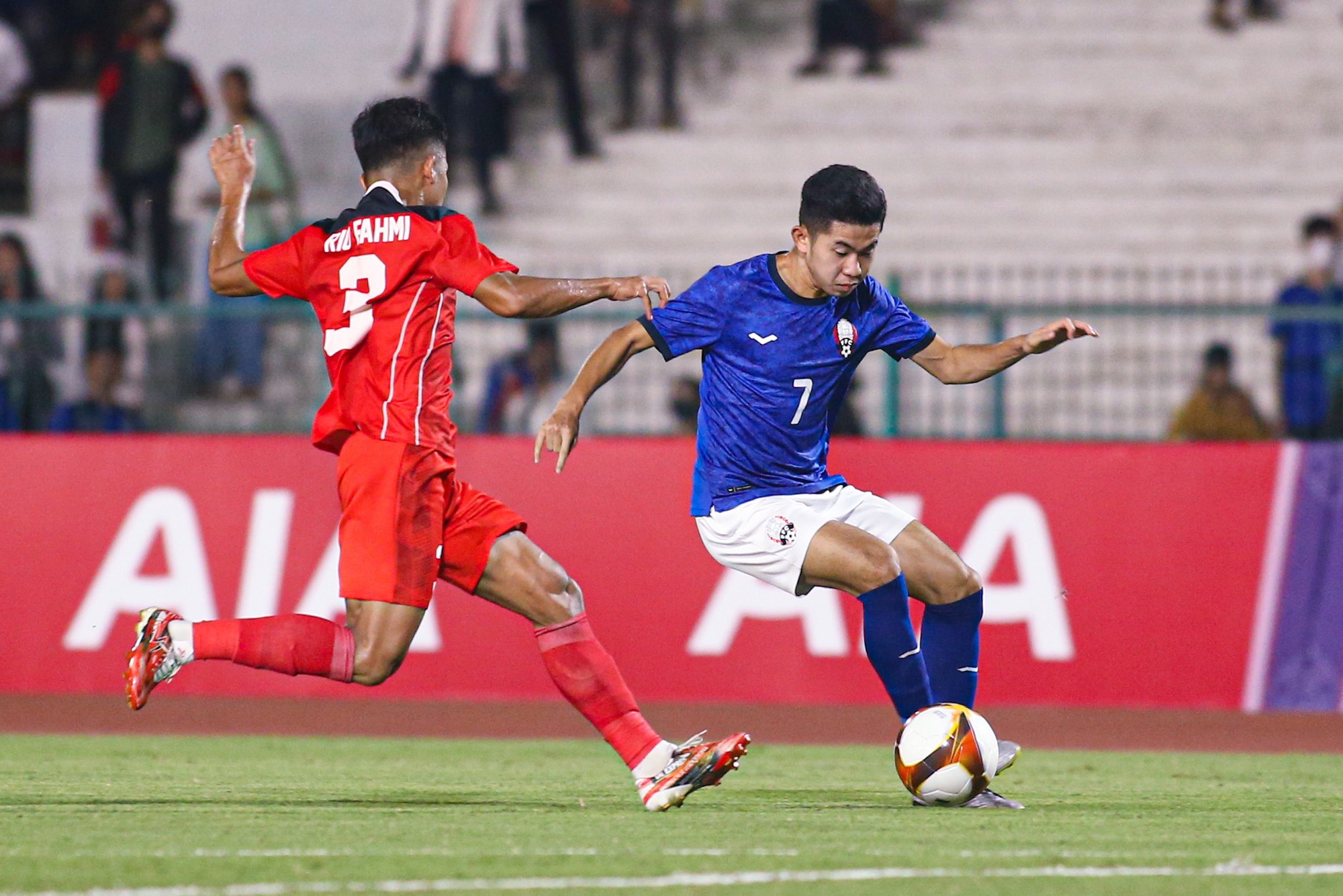 Thua U22 Indonesia, b&oacute;ng đ&aacute; Campuchia dừng ch&acirc;n ở v&ograve;ng bảng SEA Games 32 - Ảnh 6.