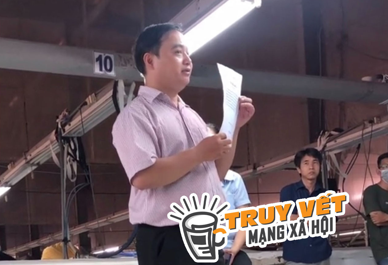 CLIP: Công nhân lặng người nghe thông báo công ty phải tạm ngưng hoạt động