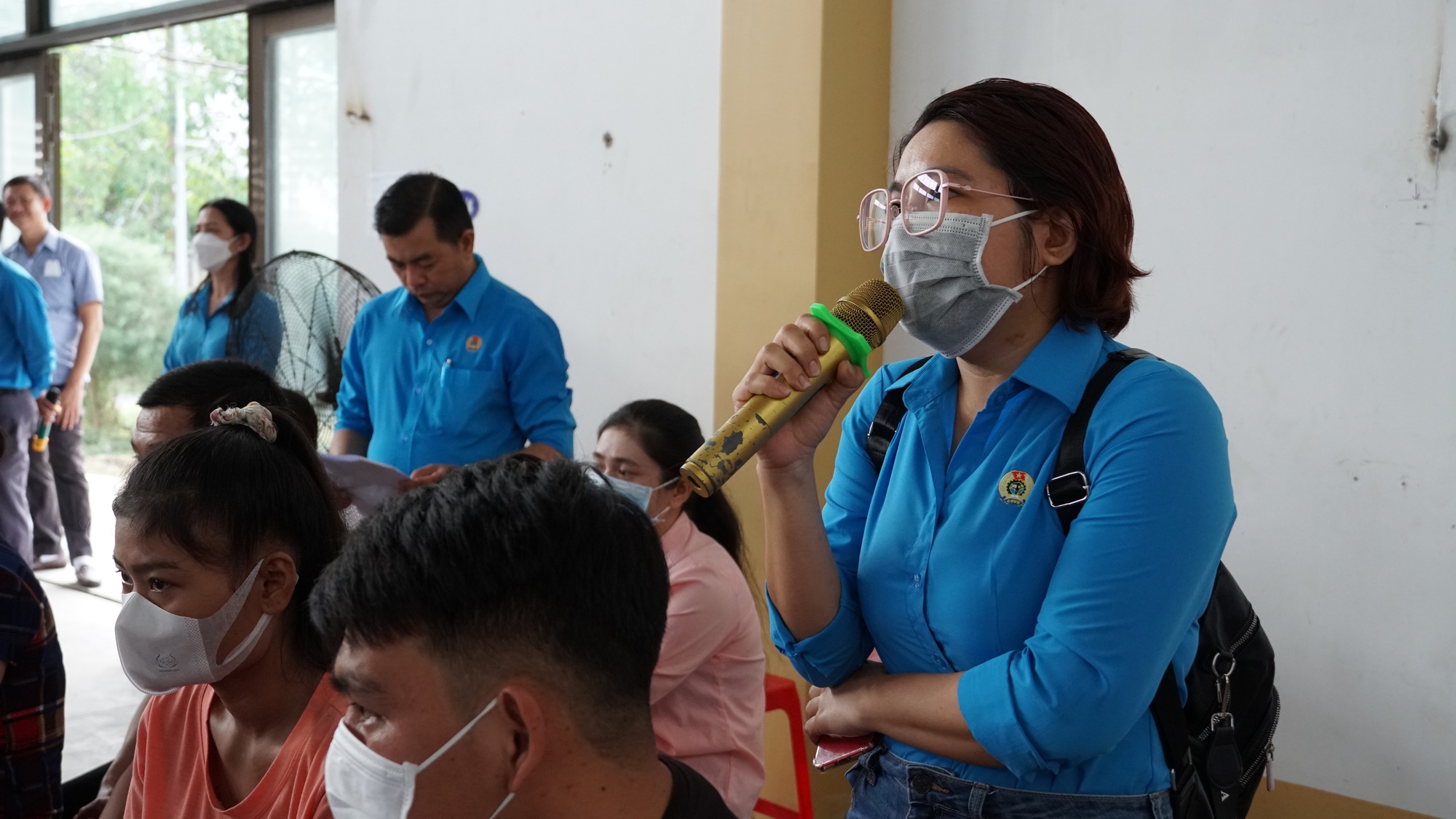 B&iacute; thư Tỉnh ủy S&oacute;c Trăng đến từng ph&ograve;ng trọ thăm hỏi, động vi&ecirc;n c&ocirc;ng nh&acirc;n - Ảnh 2.