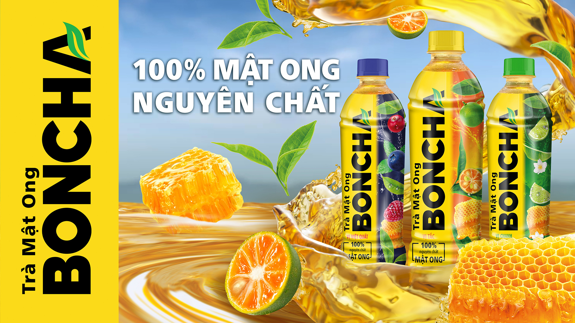 Trà mật ong BONCHA thanh mát - thức uống tốt cho sức khỏe dịp hè
