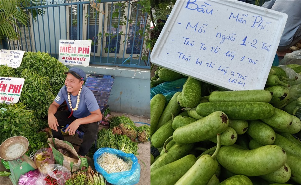Chuyện chưa kể về người b&aacute;n rau 0 đồng m&ugrave;a dịch COVID-19 - Ảnh 5.