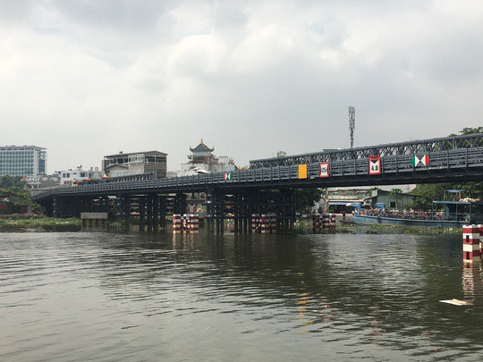 TP HCM: Từ 18 giờ hôm nay 13-5, cấm ôtô qua cầu thép An Phú Đông