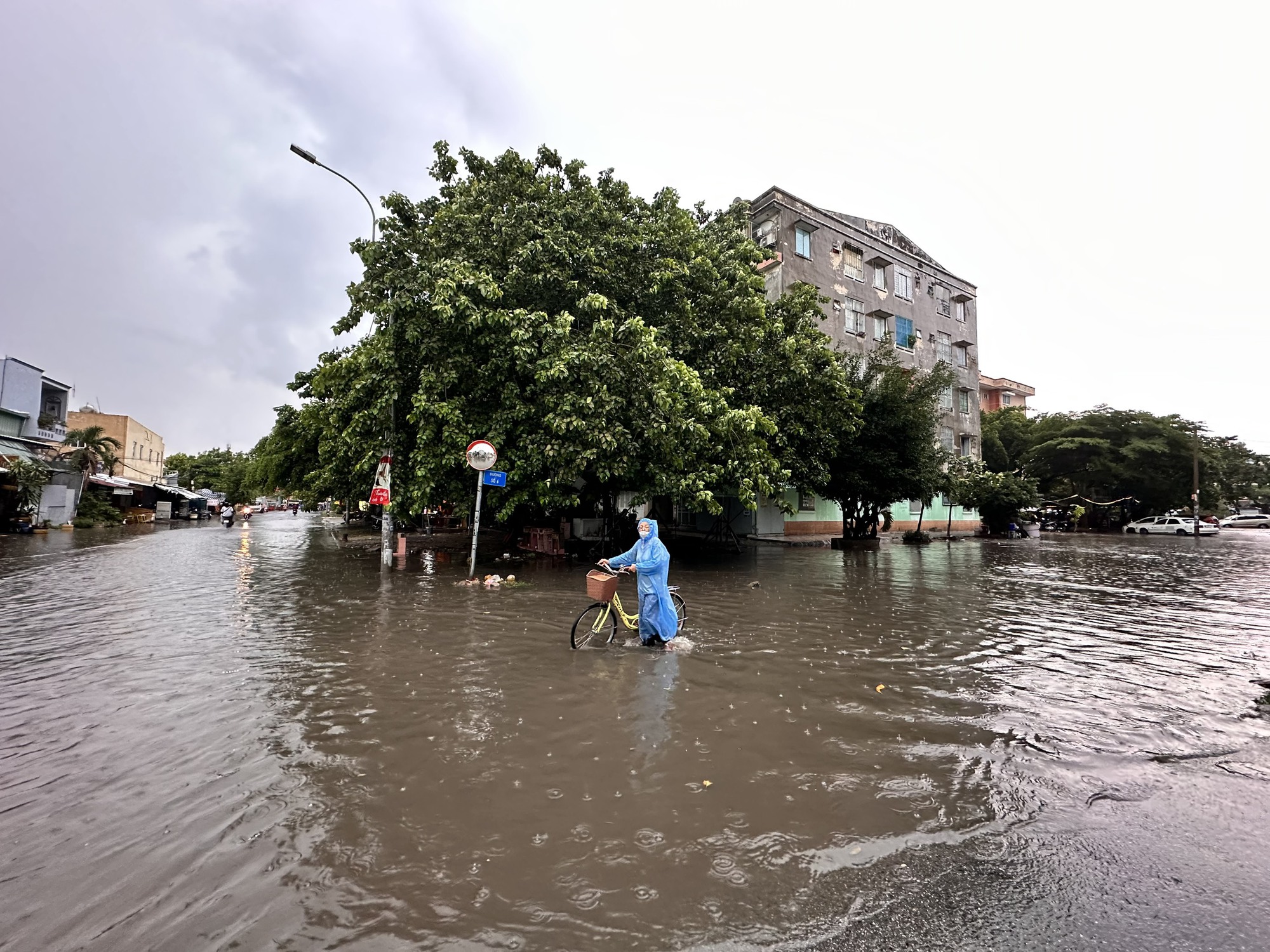 Nhiều nơi ở TP HCM đang mưa, mây đen phủ kín - Ảnh 7.