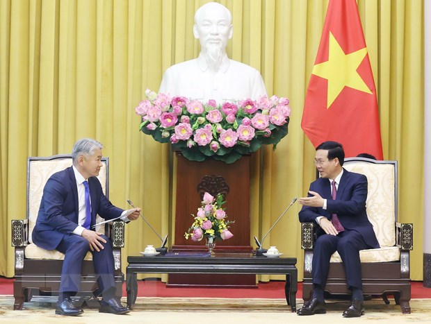 Tổng thống Ukhnaagiin Khurelsukh mời Chủ tịch nước Võ Văn Thưởng thăm Mông Cổ - Ảnh 3.