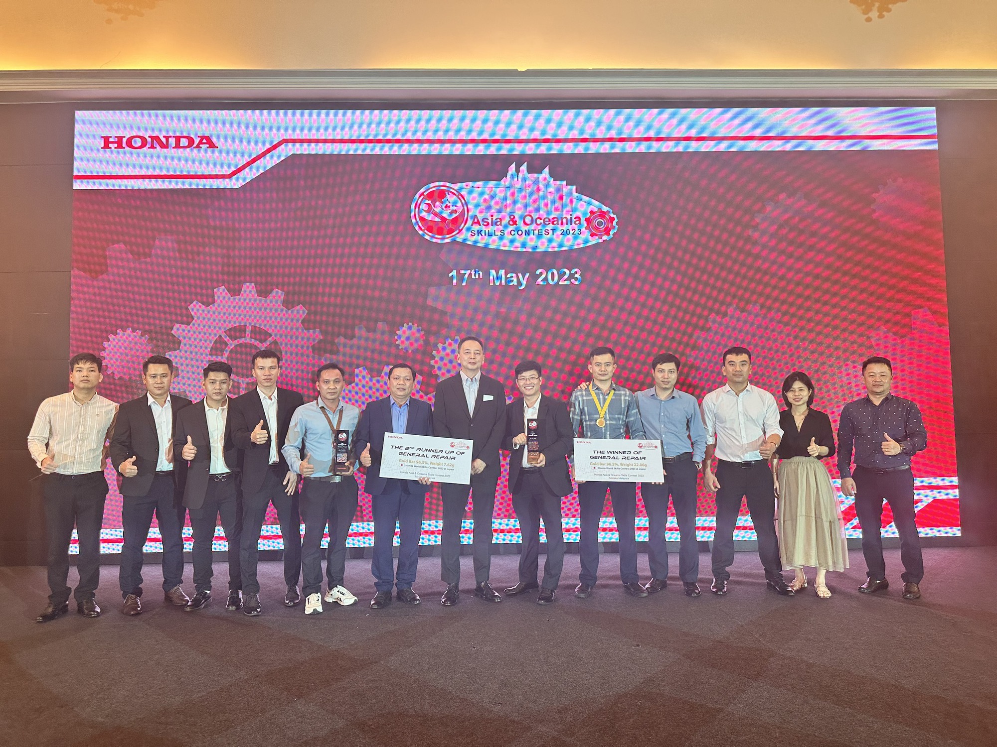Honda Việt Nam giành giải tại Hội thi kỹ thuật viên xuất sắc châu Á - châu Đại Dương 2023