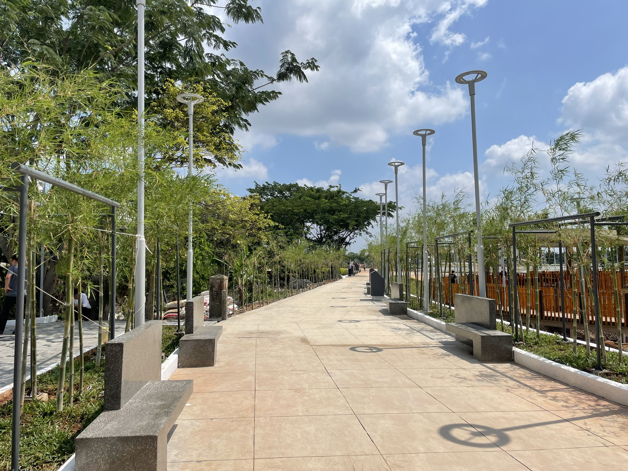Cận cảnh công viên du lịch sinh thái đầu tiên ở Hóc Môn, mở cửa miễn phí - Ảnh 5.