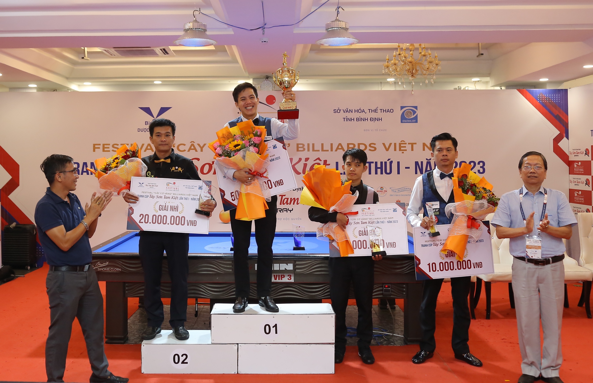 Nguyễn Huỳnh Phương Linh vô địch Festival billiards Cây cơ vàng 2023