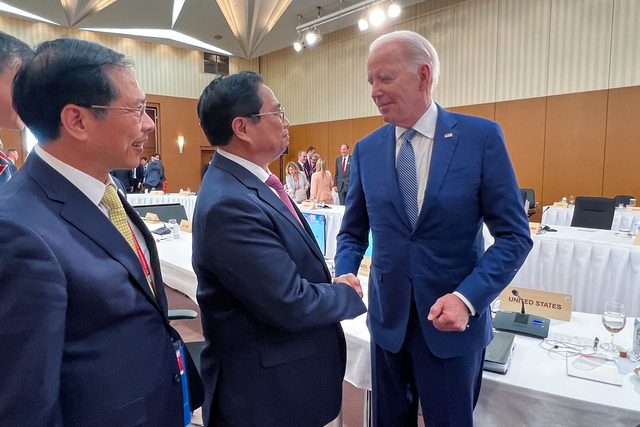 Thủ tướng Phạm Minh Chính gặp Tổng thống Mỹ Joe Biden