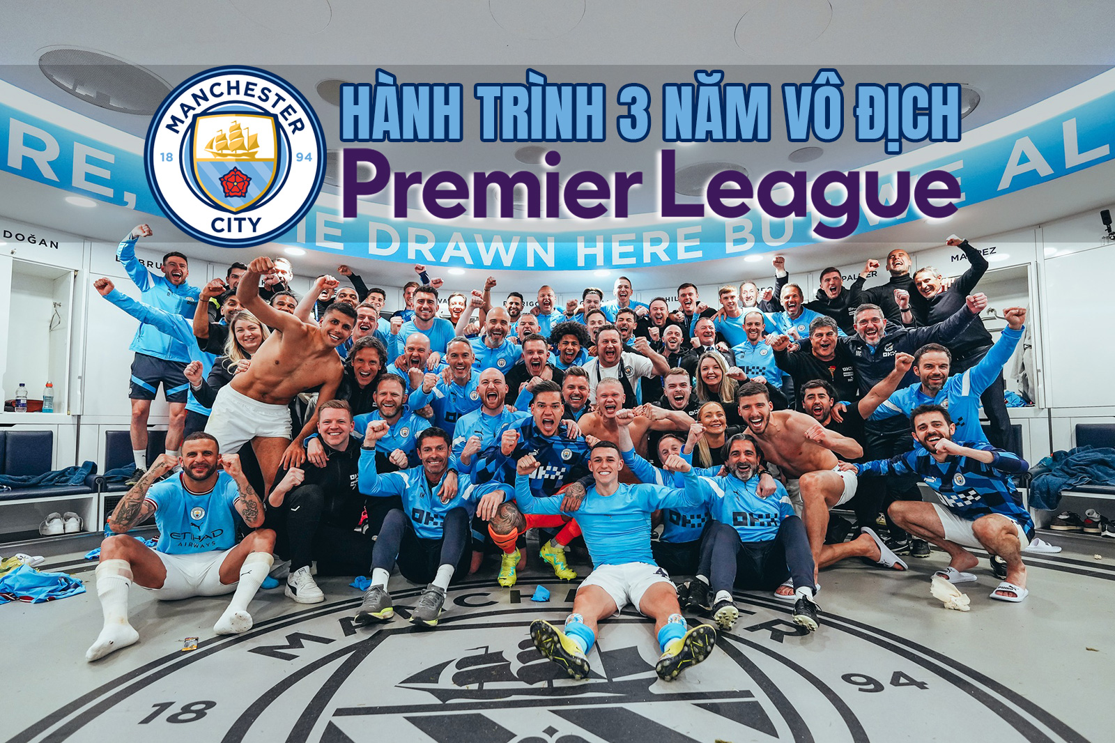 Man City: Hành trình ba năm vô địch Premier League