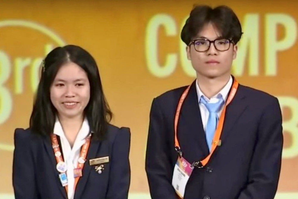Học sinh Việt Nam đoạt giải Hội thi khoa học kỹ thuật quốc tế 2023