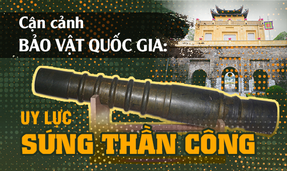 Cận cảnh bảo vật quốc gia: Uy lực súng thần công