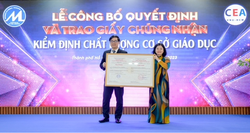 Trường ĐH Tài chính - Marketing đạt kiểm định cấp cơ sở chu kỳ 2
