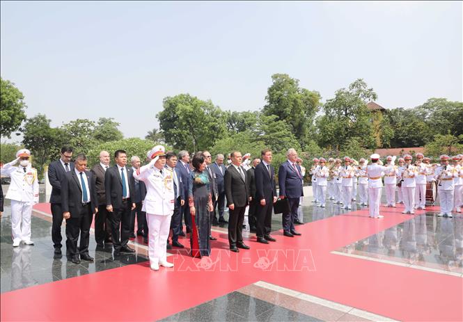 Tổng Bí thư Nguyễn Phú Trọng hội đàm với Chủ tịch Đảng Nước Nga Thống nhất D. Medvedev - Ảnh 9.
