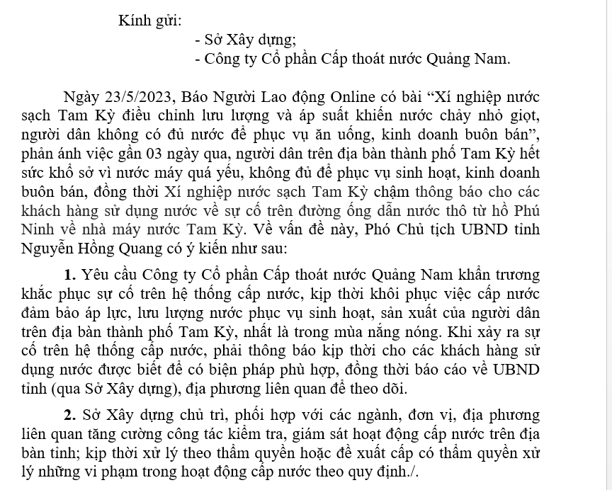 Cấp nước nhỏ giọt giữa m&ugrave;a nắng: Tỉnh Quảng Nam chỉ đạo n&oacute;ng - Ảnh 1.