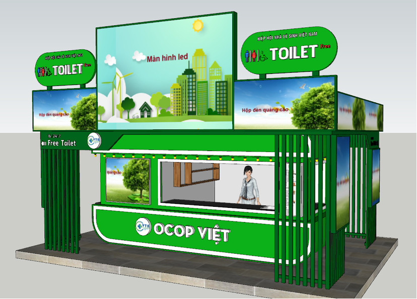 Cận cảnh nhà vệ sinh công cộng "5 sao" sắp phục vụ miễn phí tại TP HCM