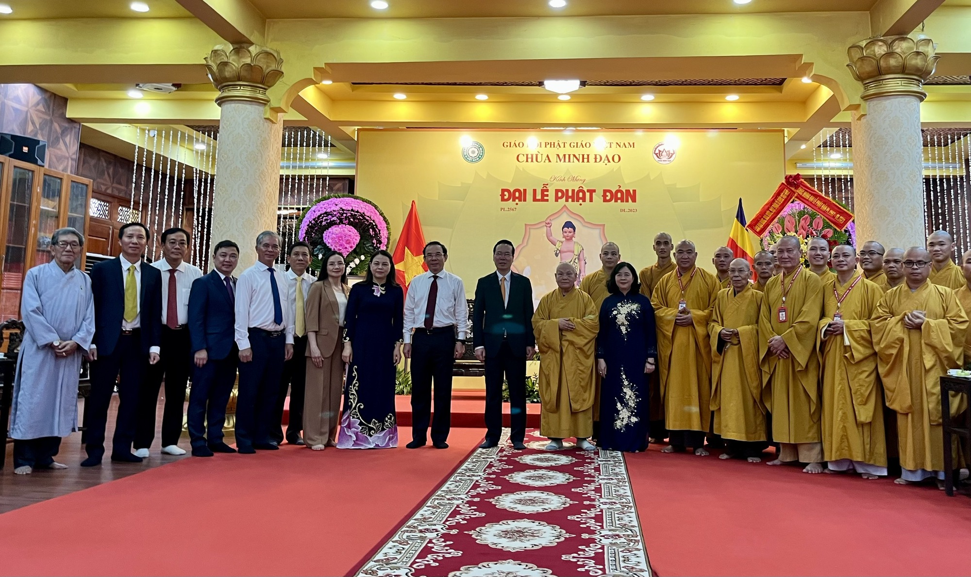 Chủ tịch nước V&otilde; Văn Thưởng ch&uacute;c mừng Đại Lễ Phật đản - Ảnh 7.