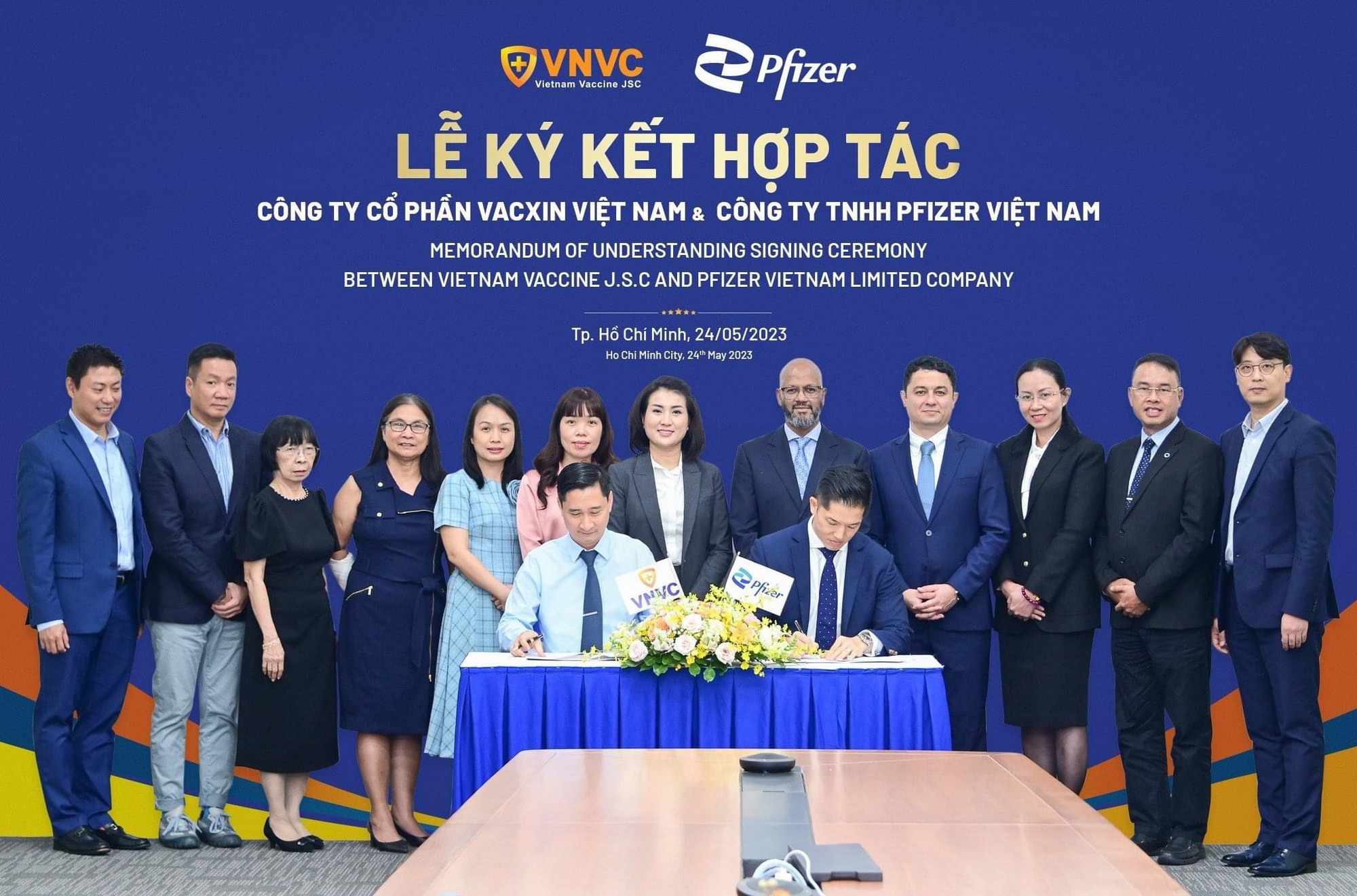Pfizer Việt Nam ký kết hợp tác với VNVC