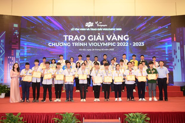 1.640 học sinh đạt huy chương vàng Violympic năm học 2022-2023