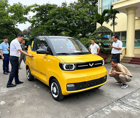 Ôtô điện mini lắp ráp tại Việt Nam đã xuất xưởng