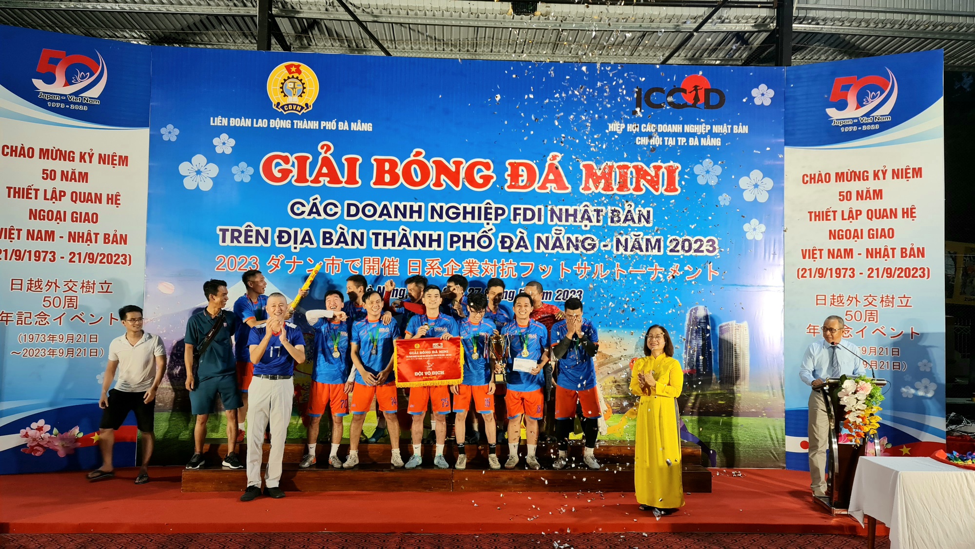 Bế mạc giải bóng đá mini các doanh nghiệp Nhật Bản tại Đà Nẵng