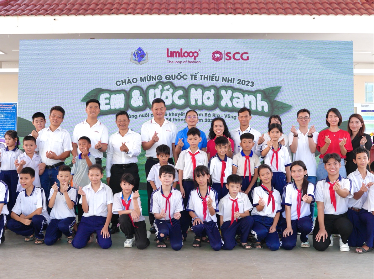 SCG phối hợp với doanh nghiệp xã hội Limloop chắp cánh ước mơ cho trẻ em khuyết tật tại tỉnh Bà Rịa - Vũng Tàu