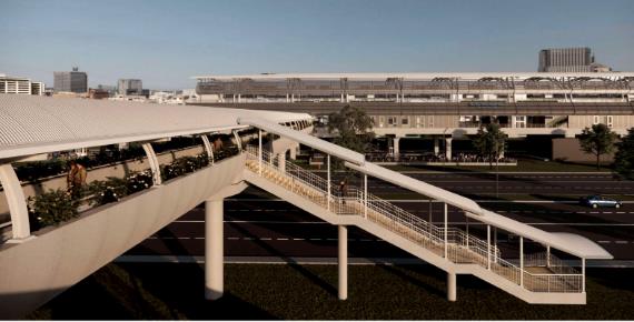 Dự &aacute;n n&agrave;o đang c&oacute; cầu bộ h&agrave;nh nh&agrave; ga Metro kết nối trực tiếp? - Ảnh 2.