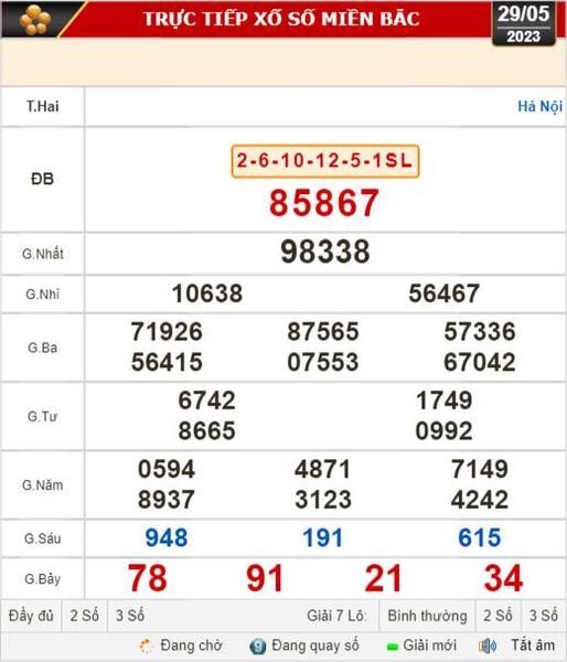 Kết quả xổ số h&ocirc;m nay (29-5): TP HCM, Đồng Th&aacute;p, C&agrave; Mau, Ph&uacute; Y&ecirc;n, H&agrave; Nội... - Ảnh 3.