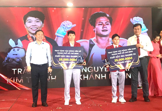 TP HCM mừng công VĐV đoạt huy chương SEA Games 32