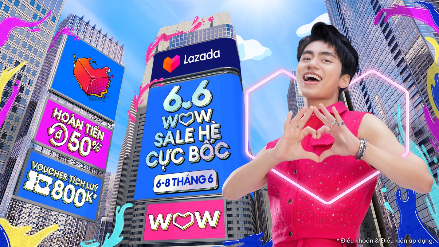 Lễ hội mua sắm 6.6 “Wow Sale hè cực bốc” của Lazda