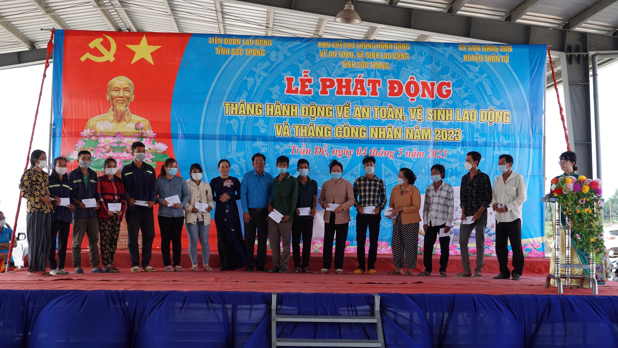 Sự kiện lớn nhất năm 2023 của c&ocirc;ng nh&acirc;n tỉnh S&oacute;c Trăng  - Ảnh 4.