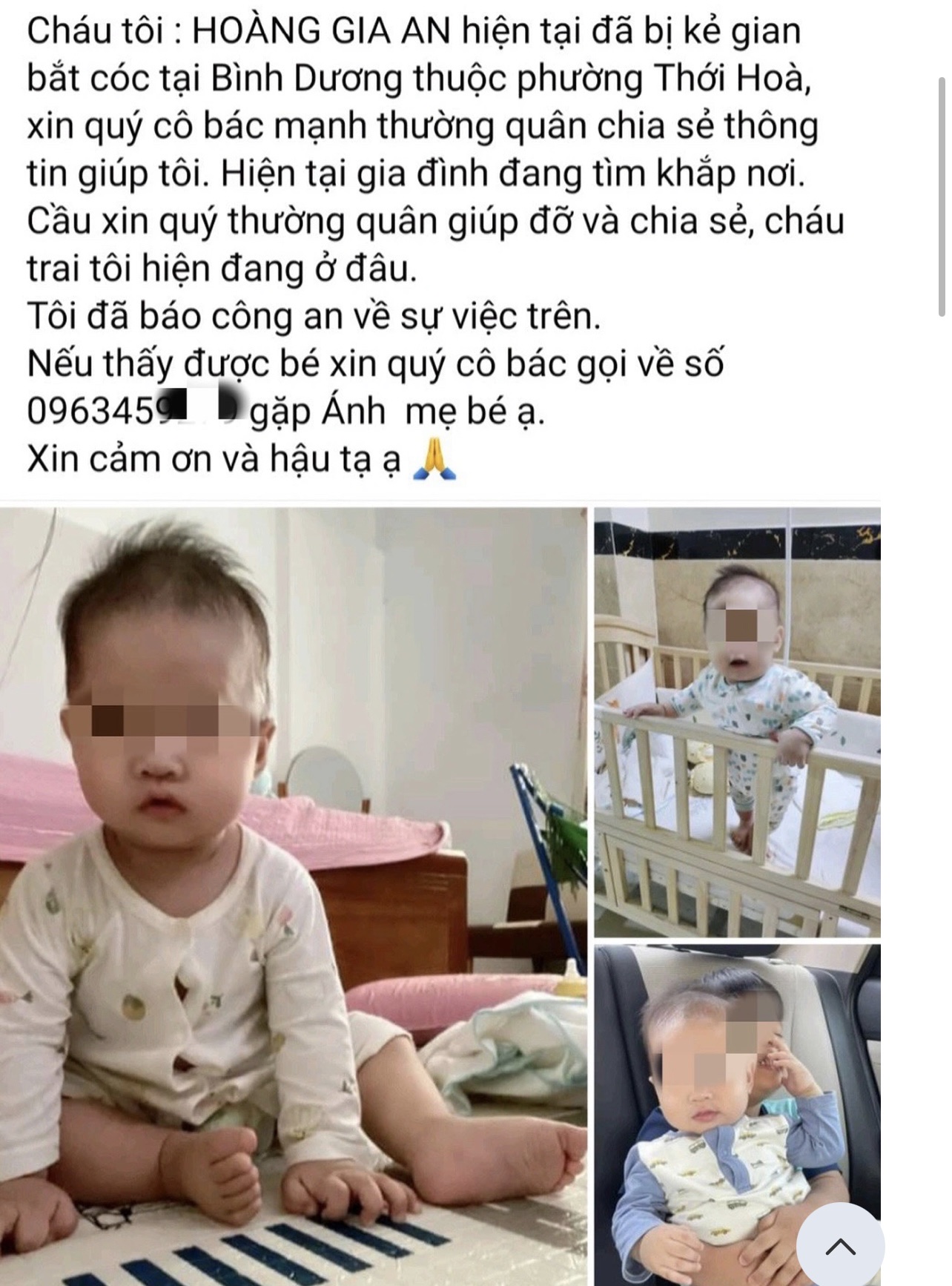 Thực hư th&ocirc;ng tin bắt c&oacute;c trẻ em g&acirc;y hoang mang tại B&igrave;nh Dương - Ảnh 1.