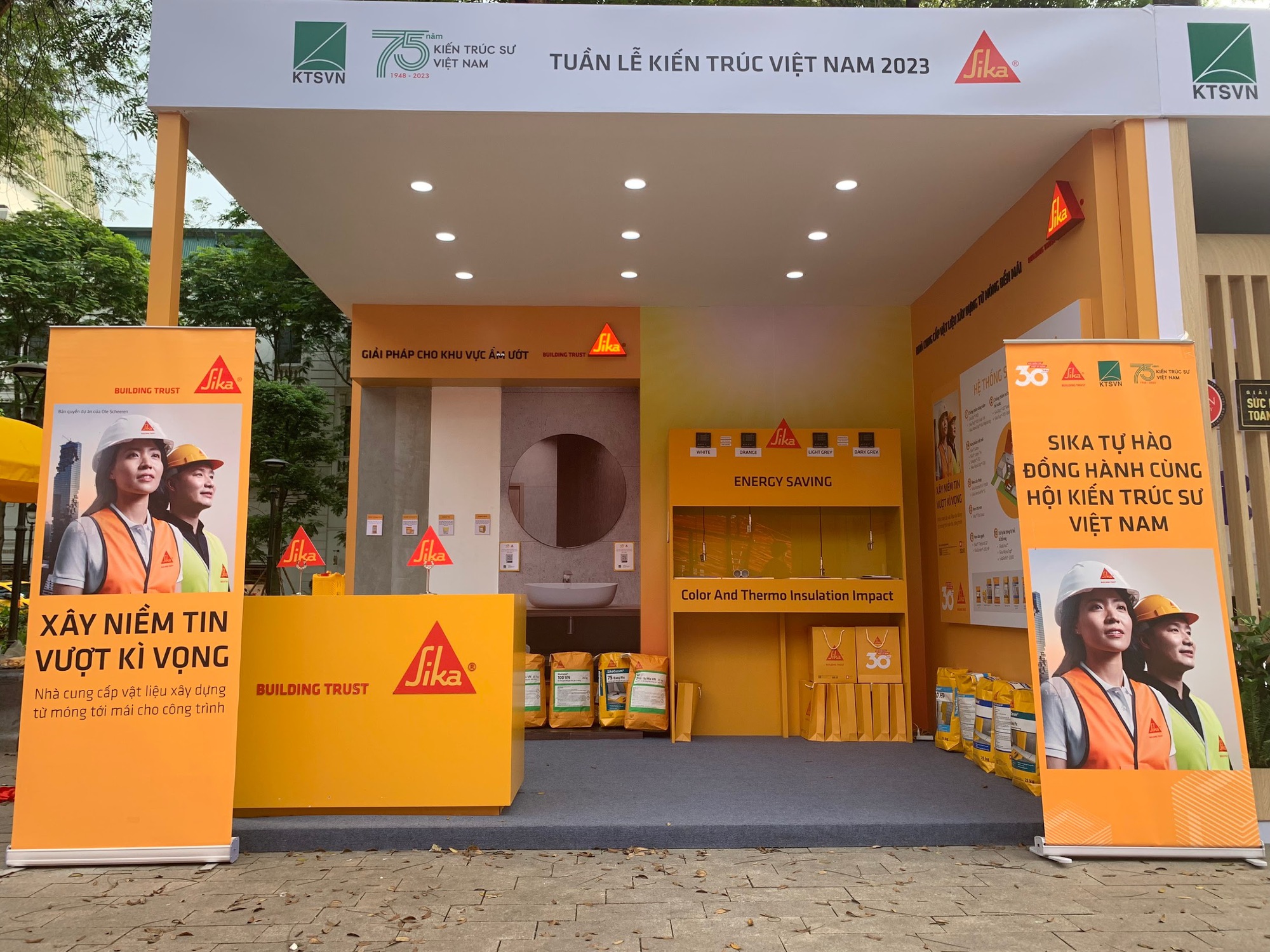 Sika mang đến giải pháp chống nóng - chống thấm “2 trong 1” đến Tuần lễ Triển lãm Kiến trúc Việt Nam 2023