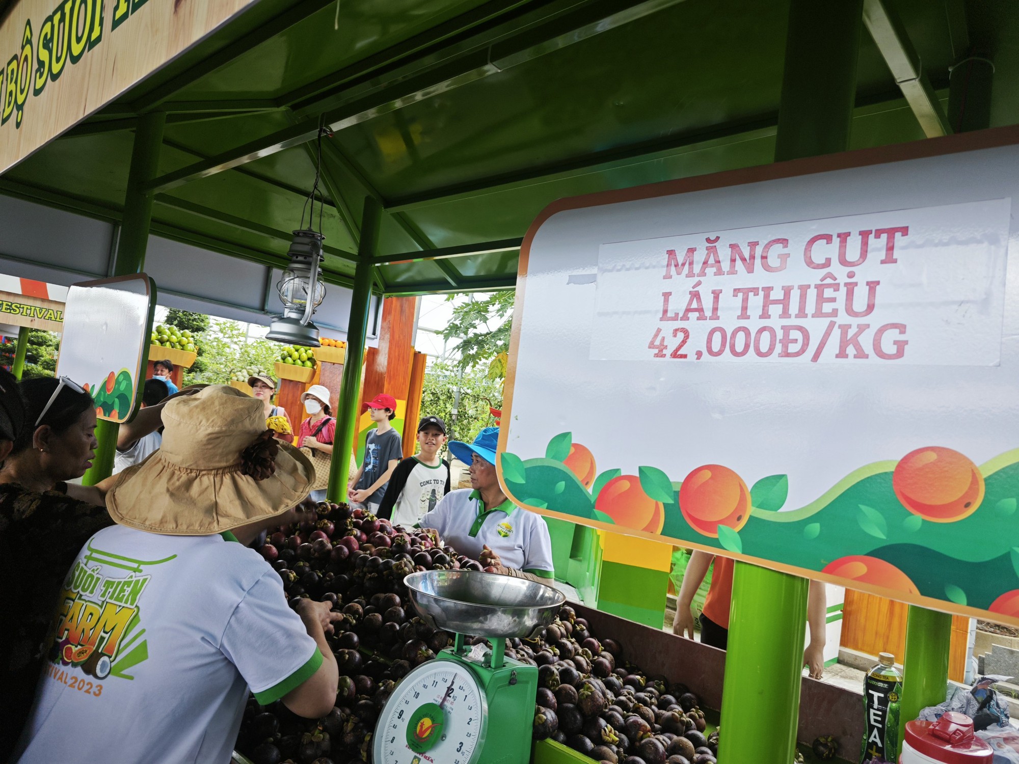 Sầu ri&ecirc;ng, măng cụt gi&aacute; rẻ bất ngờ tại Lễ hội Tr&aacute;i c&acirc;y Nam Bộ - Ảnh 14.