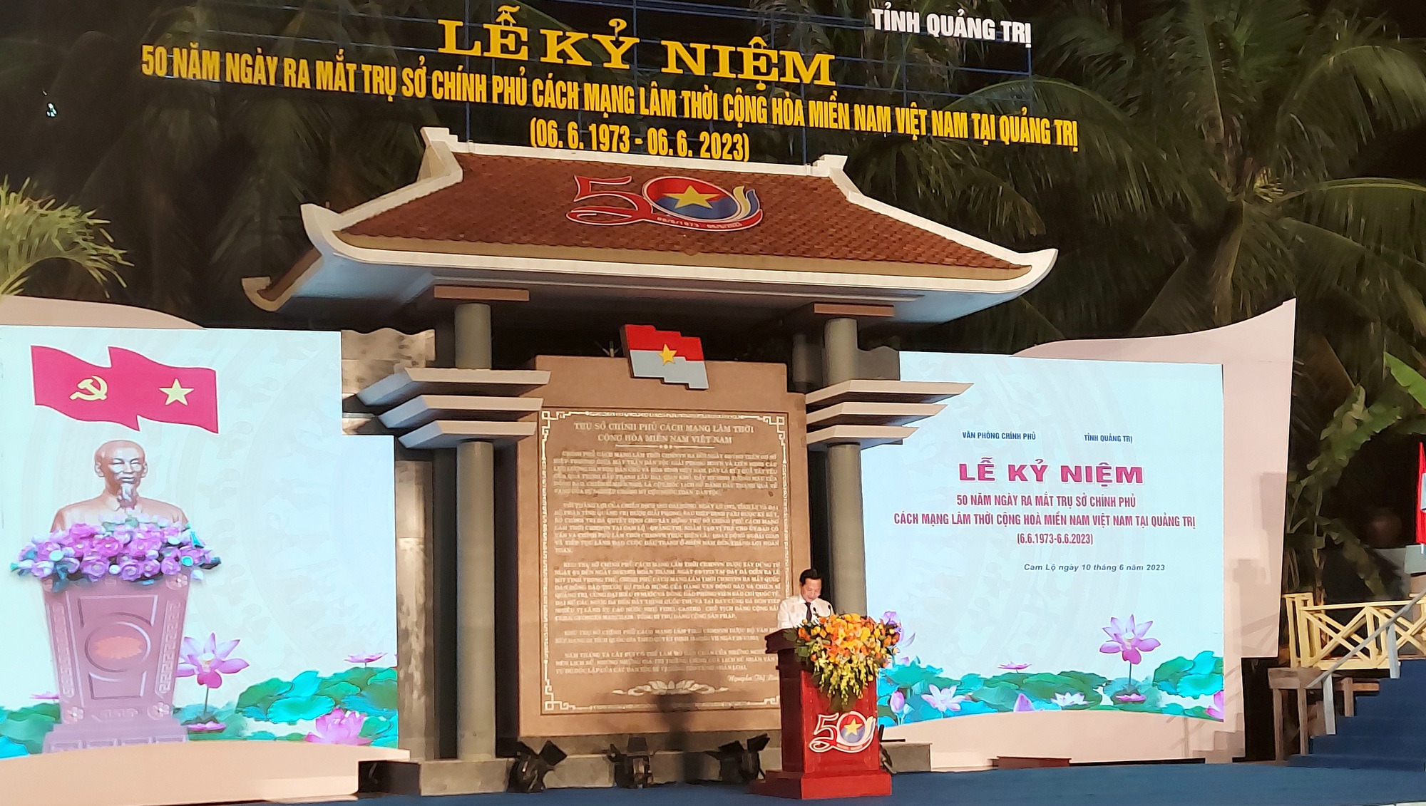 Kỷ niệm 50 năm ng&agrave;y ra mắt Trụ sở Ch&iacute;nh phủ c&aacute;ch mạng l&acirc;m thời Cộng h&ograve;a miền Nam Việt Nam - Ảnh 2.
